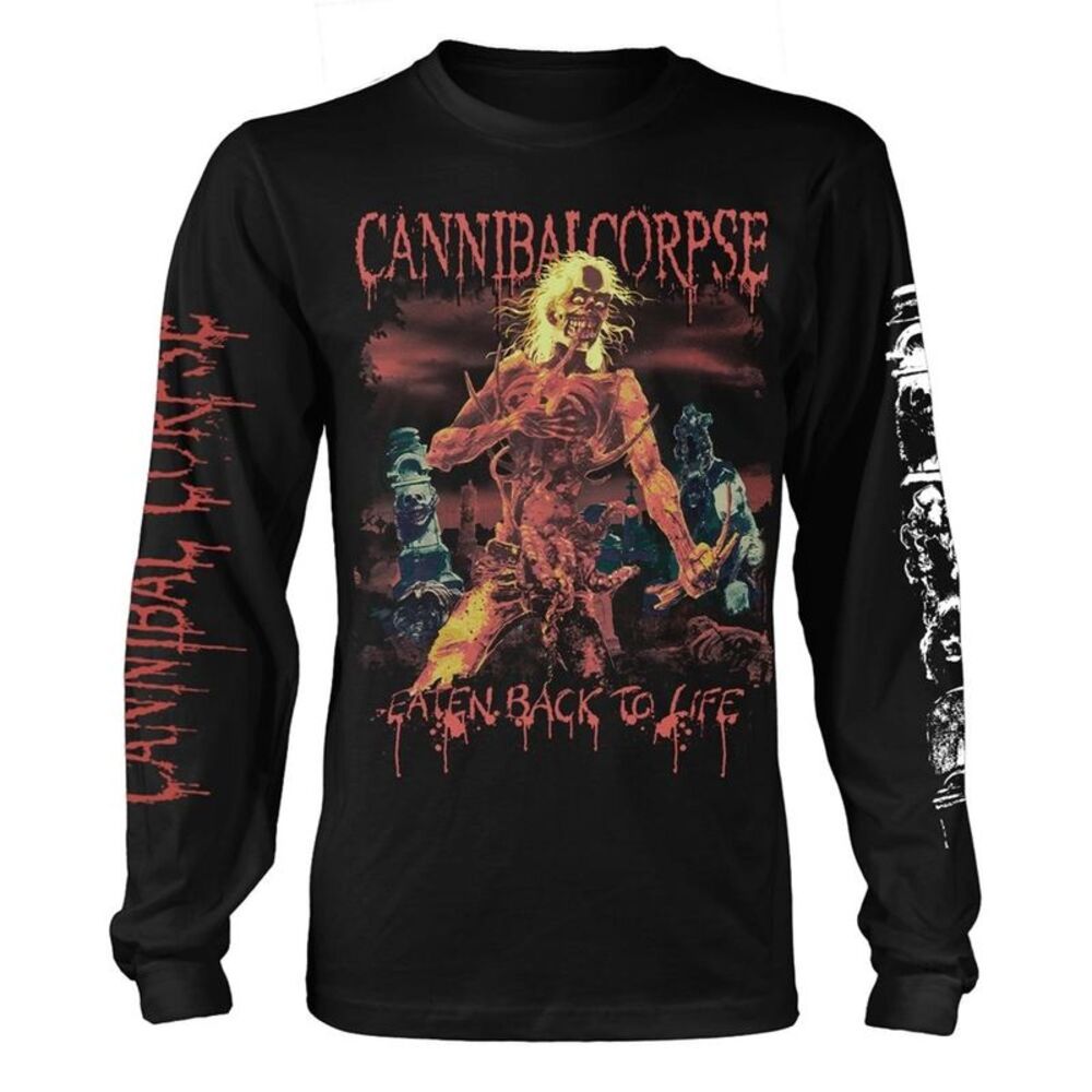 Cannibal Corpse Unisex Adult Eaten Back To Life Long-Sleeved T-Shirt / Black